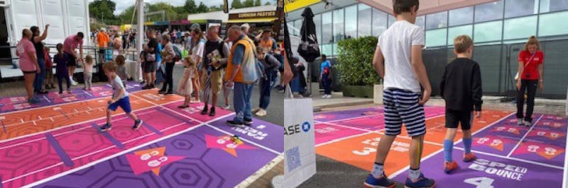 Children take part in the funetics Activation Zone at the 2022 Commonwealth Games