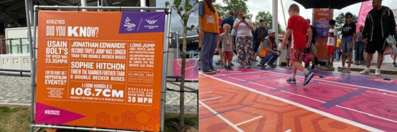 The HaveAGo zone at the Commonwealth Games